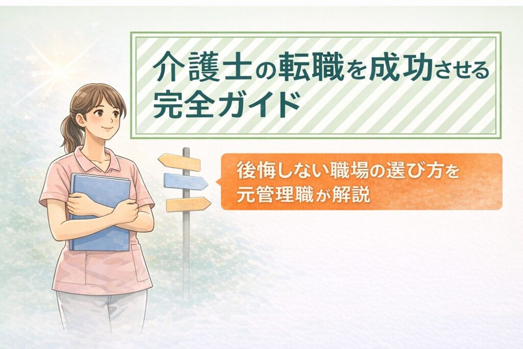 介護士の転職を成功させる完全ガイド｜後悔しない職場の選び方を元管理職が解説
