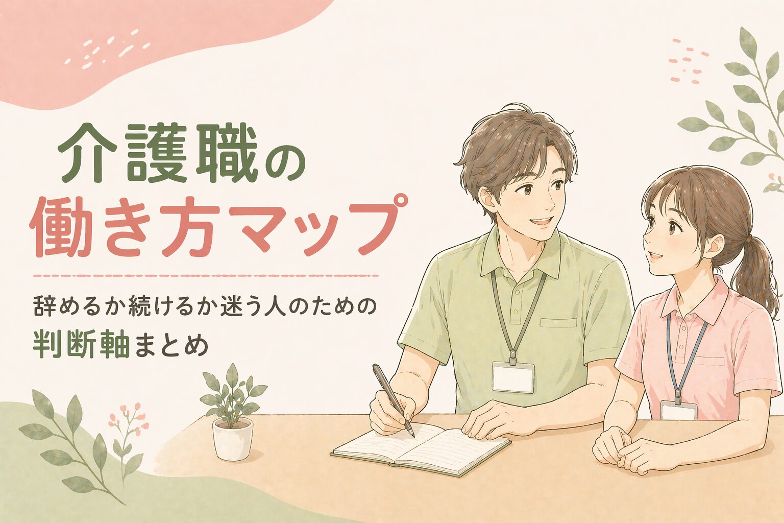 介護職の働き方マップ|辞めるか続けるか迷う人のための判断軸まとめ
