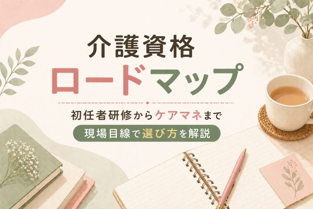 介護資格ロードマップ｜初任者研修からケアマネまで現場目線で選び方を解説