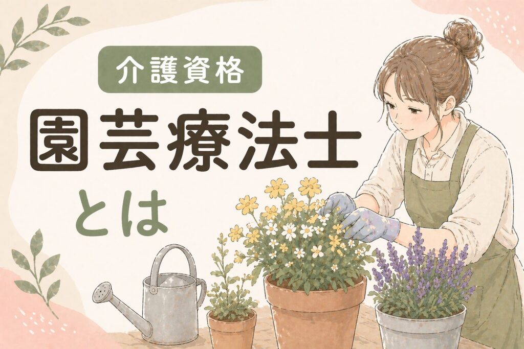 【介護資格】園芸療法士とは｜取り方・効果・現場で使えるか本音で解説