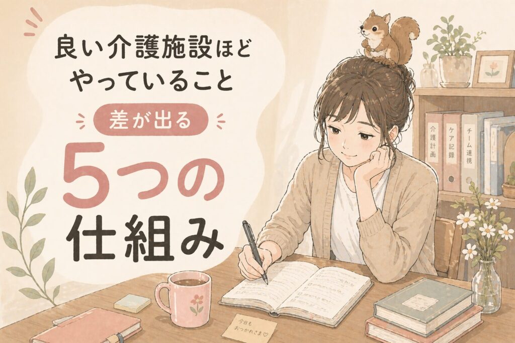 良い介護施設ほどやっていること｜現場で差が出る5つの仕組み